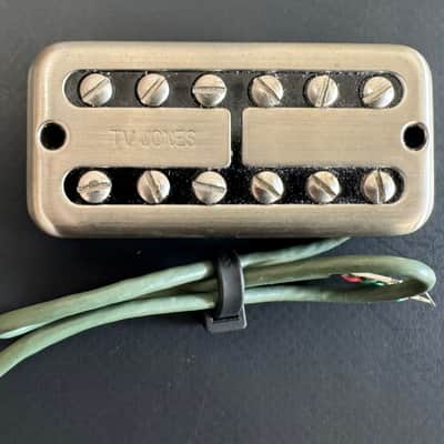 TV Jones Classic Neck Pickup Brushed Nickel 2026 - Brushed Nickel image 2