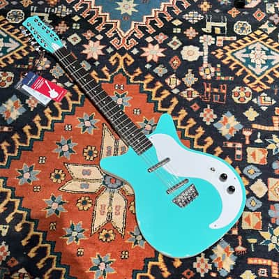 Danelectro '59 Double-Cut 12-String Guitar, Dark Aqua--The Classic JP-Style Dano with 12! image 9