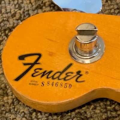 Fender Precision Bass Lefty 1978 w/ Neck Plate and Tuners image 3
