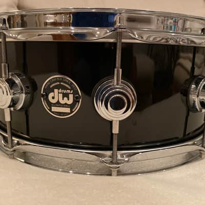 DW Collectors Series Snare Drum 1996 Schwarz Black Keller Shell Kessel image 1
