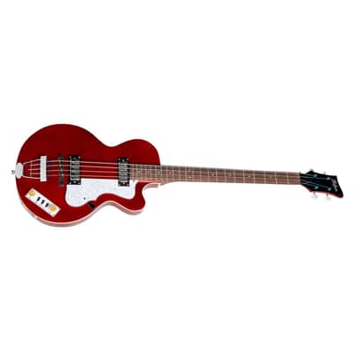 Hofner Ignition Series Club Bass Metallic Red image 3