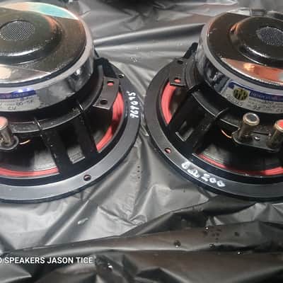 CERWIN VEGA PMR 8" HYBRIDS PAIR PA WOOFERS 8 OHMS 200 WATTS ALUMINUM FRAMES 20CVC-AC CLOTH SURROUNDS image 6