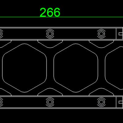 Nutshell 19" 2U DESKTOP STUDIO RACK POD CASE CABINET COMMS MEDIA AUDIO EQUIPMENT HYPLA - Black image 4