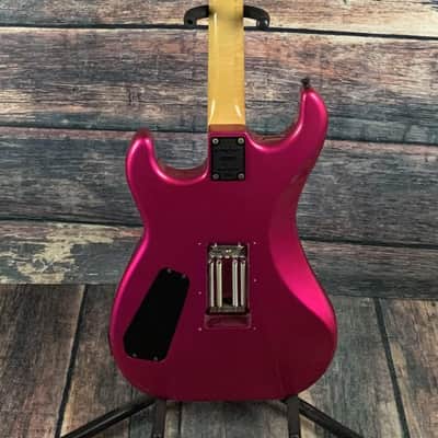 Used Kramer 1987 Focus 1000 Floyd Rose Electric Guitar-Hot Pink image 4