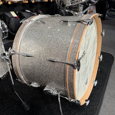 ~WOW!~ SONOR Vintage Series 3-Piece 13/16/22 Drum Kit Set in Vintage Silver Glitter image 7