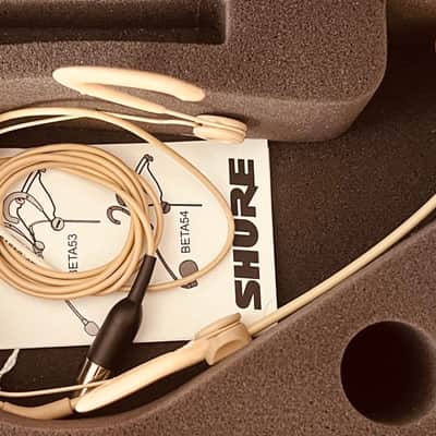 Set of 4 Shure WBH54T Beta 54 Supercardioid Headworn Condenser Microphone 2007 Tan image 7