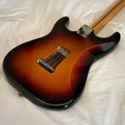 2015 Fender American Standard Stratocaster 3-Color Sunburst - Free Pro Setup image 7