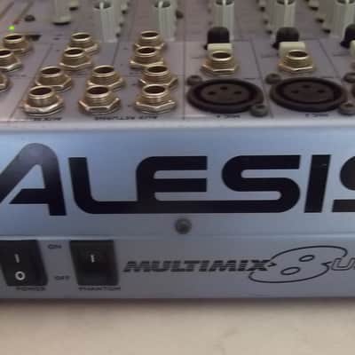 Alesis MultiMix 8 USB 8-Channel PA/ Mic Mixer W/ New Power Supply image 7