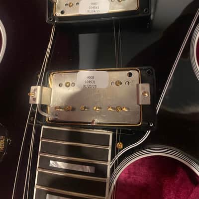 Gibson 2024 Lefty Les Paul Custom Custom shop Left Handed 2024 - Black image 11