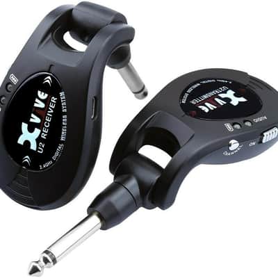 NEW! Xvive X-Vibe  Xv-U2 # Black Wireless Guitar System image 1