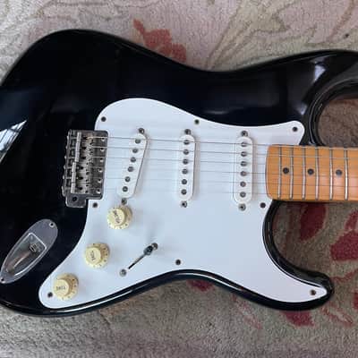 Vintage 1988 Fender Stratocaster Black MIJ Japan image 5