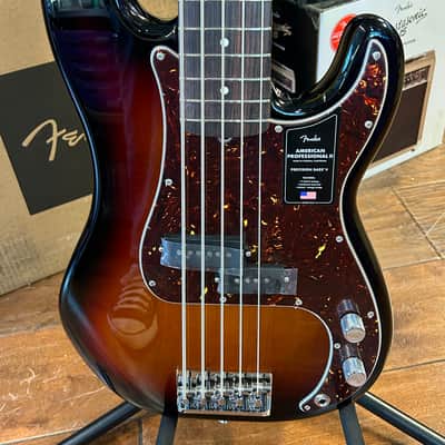 Fender American Professional II Precision Bass V  Rosewood Sunburst #US23016606 9 lbs 1.5 oz image 8