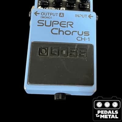 Boss CH-1 Super Chorus (Dark Gray Label) 2001 - Present - Blue - X16637 image 2