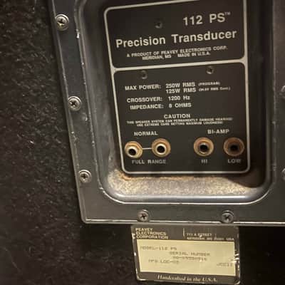 Peavey 112 PS Compact 2-Way Passive 250W Precision Transducer - Pair image 4