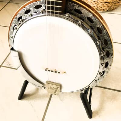 Höfner  Tenor Banjo, model 738, vintage ca 1970 - brown image 5