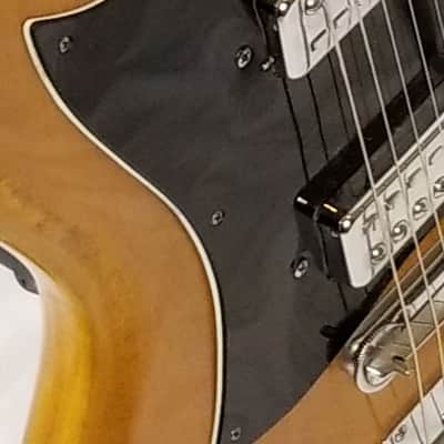 Killer Player! Vintage Japanese MIJ 1970s Lyle SG Electric Guitar, Natural, Original Case! image 8