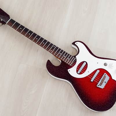 1965 Silvertone 1457 Vintage Amp-in-Case Guitar & Tube Amp Set, Danelectro USA image 12