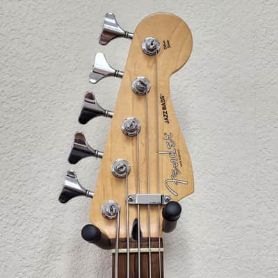 Fender Deluxe Active Jazz Bass V 1998 - 2015 - Brown Sunburst image 4