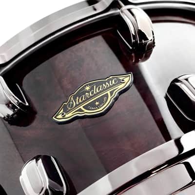 Tama Starclassic Walnut/Birch Snare Drum 14x7 Gloss Black Walnut Burl image 4