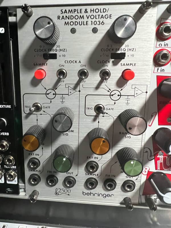 Behringer Sample & Hold Random Voltage Module 1036 2022 - Silver image 1