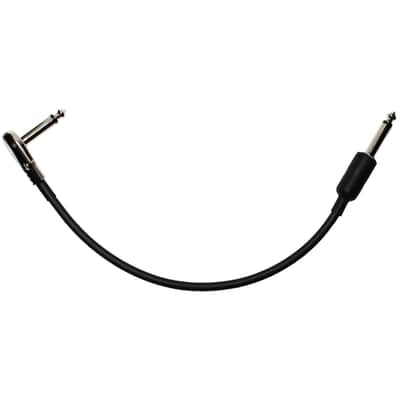 12" Castline Silver Mogami 2319 Guitar Pedal Board Effects Switcher Patch Cable 1/4 TS Low Profile and Short Barrel Connectors image 1