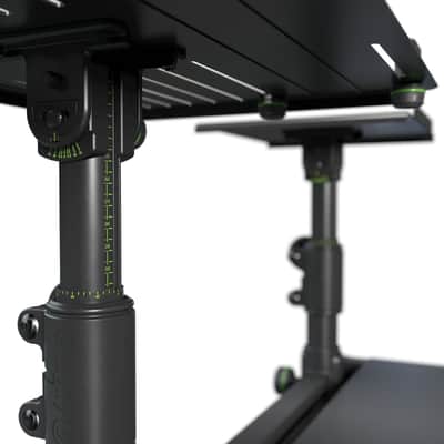 Gravity FDJT 01 DJ Desk with Adjustable Loudspeaker and Laptop Trays image 10