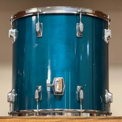 1980's Tama Superstar 16" Aquamarine Floor Tom 16x16 image 7