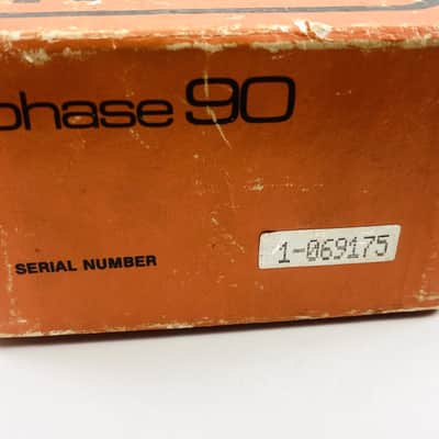 MXR MX-101 Block Phase 90 with Box and Manual: I been to the edge. 1981 Orange image 2