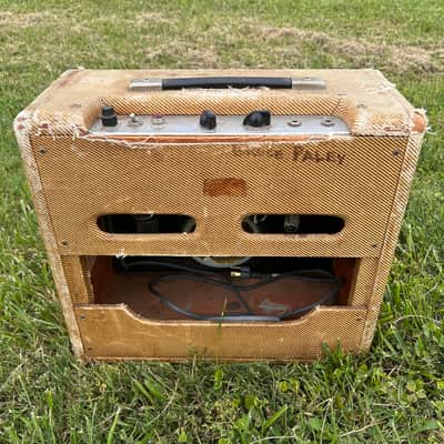 Vintage 1957 Fender Tweed Princeton 5F2 Narrow Panel image 6