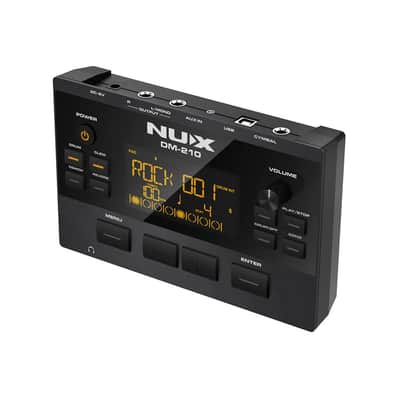 NUX DM-210 All-Mesh Electronic Drum Set - Bass Pedal Included image 6