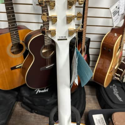 Gretsch G5021WPE Rancher Penguin Parlor Acoustic/Electric Guitar (White) image 8
