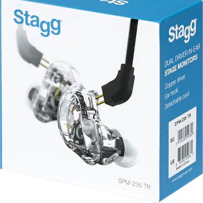 Stagg SPM-235 In-Ear Monitors - Transparent image 1