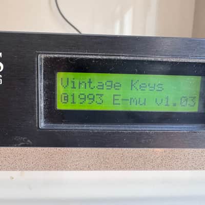 E-MU Systems Vintage Keys Rackmount 32-Voice Sampler Module 1993 - Black image 2