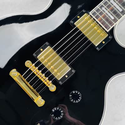 Gibson Custom Shop Ronnie Wood Signature L5-S 2017 - Lamp Black image 7