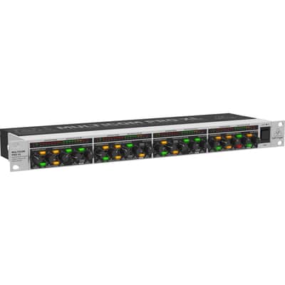 Behringer Multicom Pro-XL MDX4600 V2 Reference-Class 4-Channel Dynamics Processor, Bundle with 2x 10' XLR Microphone Cable image 1