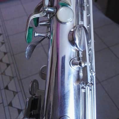 Vintage Selmer modele 22 Alto Saxophone 1924 silver plated ( fully restored ) image 9