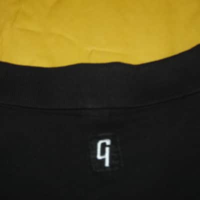 new (old stock) with hang tag (A+) genuine Gibson Black, 100% Cotton, Polo Style Short Sleeve Shirt, size M (medium) Manufacturers Item No: SGGABLMPOLOMD from the 2010s (but it is new) UPC # 711106561400 image 6