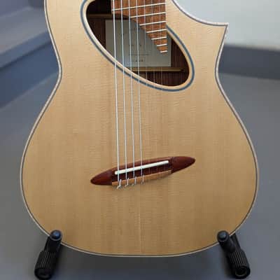 Paul McEvoy Guitars 'Dali' 7 String Multiscale Nylon String Classical Guitar 2024 - Sitka/Pau Rosa image 14