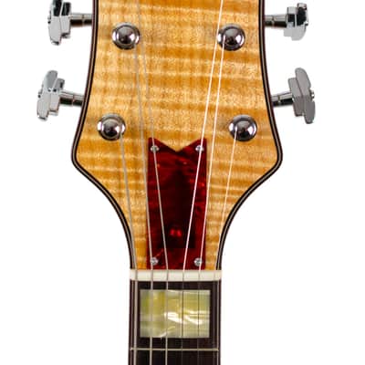 New Gretsch Custom Shop Henrichsen Masterbuilt True Timbre G6128-CS '55 Flame Maple Oil Finish w/Tortoise Binding #UC25023845 image 7