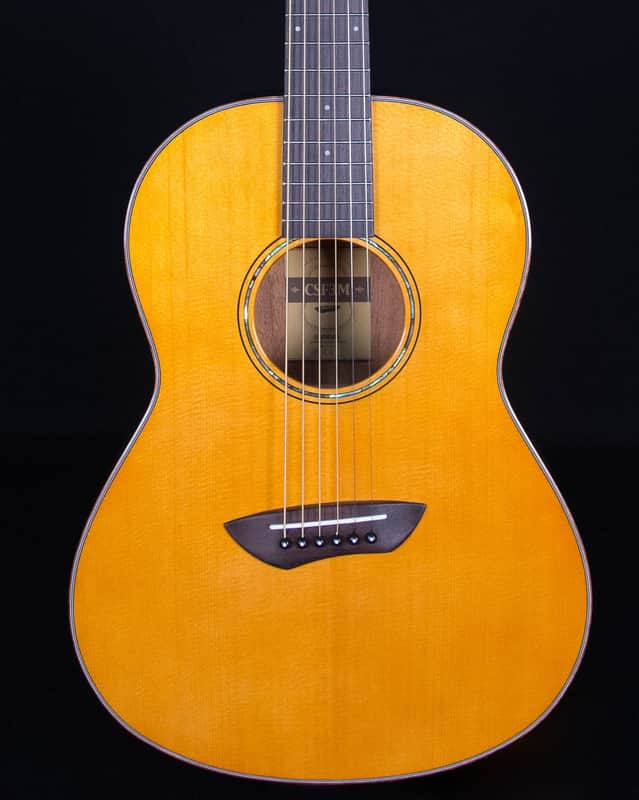 Yamaha CSF3M Parlor Guitar, Vintage Natural image 1
