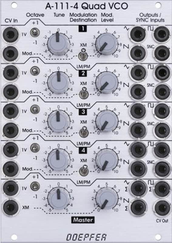 DOEPFER A-111-4 QUAD PRECISION VCO : BRAND NEW :  [DETROIT MODULAR] image 1