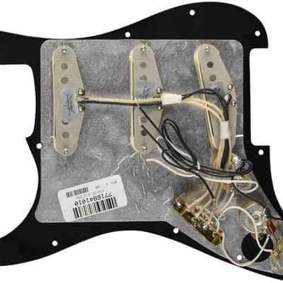 Fender Pre-Wired Strat Pickguard - Custom '69 SSS, BWB 11 Hole Pickguard image 5