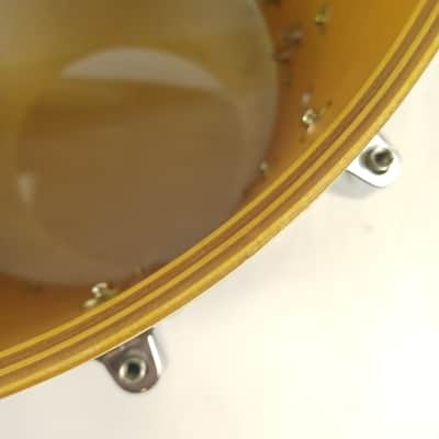 Yamaha 12x14"Field Corps MS8014 Marching Snare Drum White Japan Die-Cast Rim 80s image 12