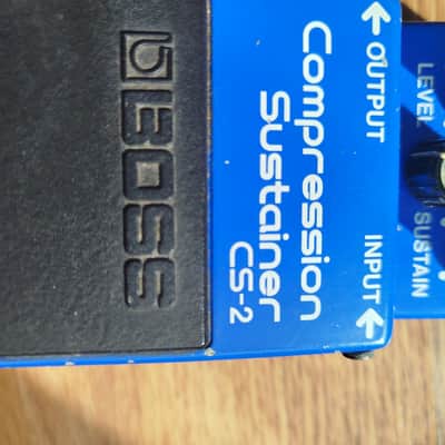 Boss CS-2 Compression Sustainer (Black Label) 1981 - 1989 - Blue image 4