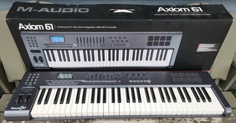 STUDIO SALE! M-Audio Axiom 61 - Key Semi-Weighted USB MIDI Controller image 1