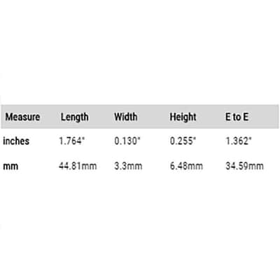 Graph Tech Tusq PQ-5010-00 Fender Flat Bottom 44,8mm Slotted Nut image 2