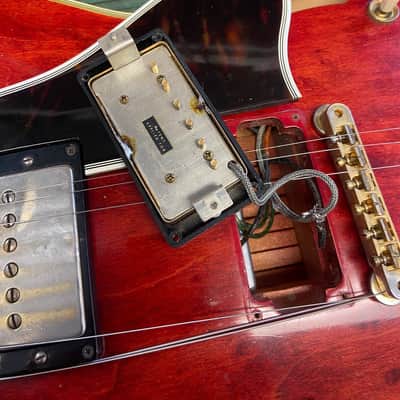 Gibson ES-355 TDC Stereo Sideways Vibrola Cherry 1962 image 18