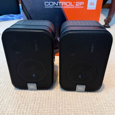 JBL Control 2P Compact 5.25" Powered 2-Way Studio Monitor Speaker (Pair) 2010s - Black image 2
