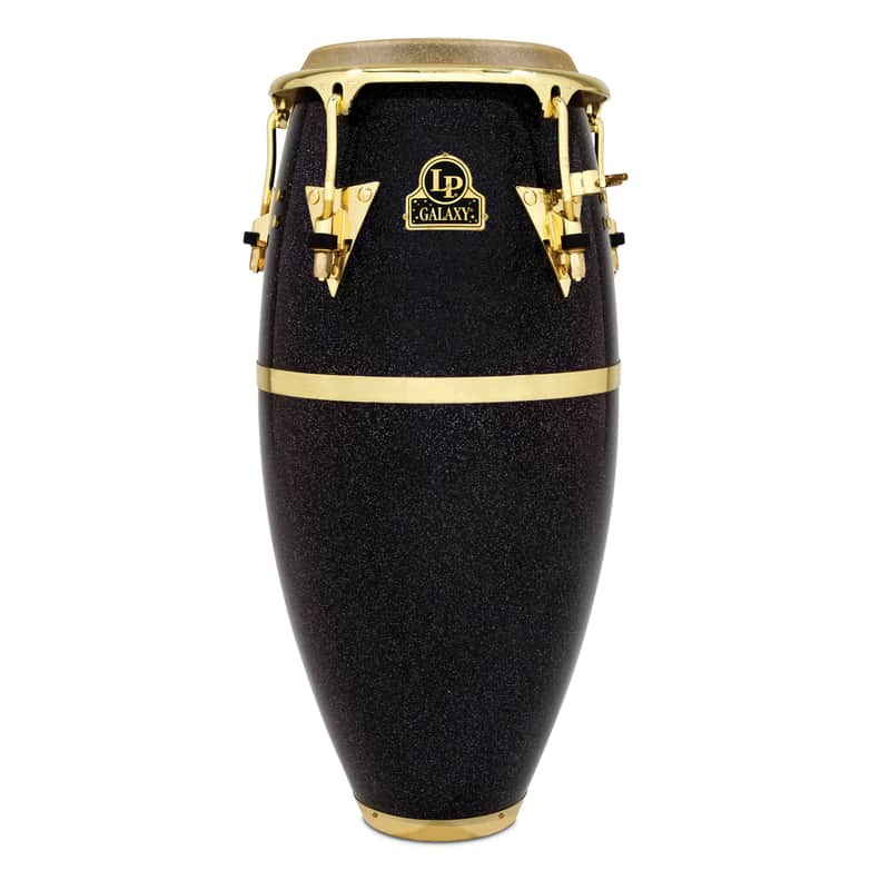 Latin Percussion LP811Z Galaxy Fiberglass 9-3/4Inch Requinto - Black Hologram with Gold Tone Hardware image 1