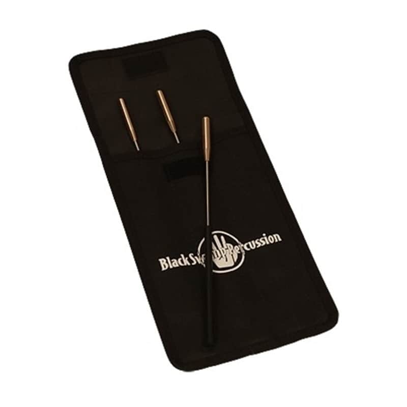 Black Swamp Set of 3 Spectrum Triangle Beaters w/ nylon case